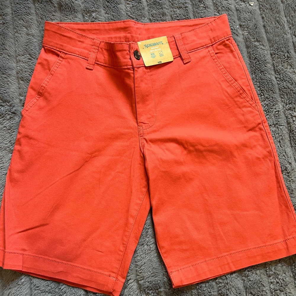 Kids Coral Red Shorts - Cherokee
